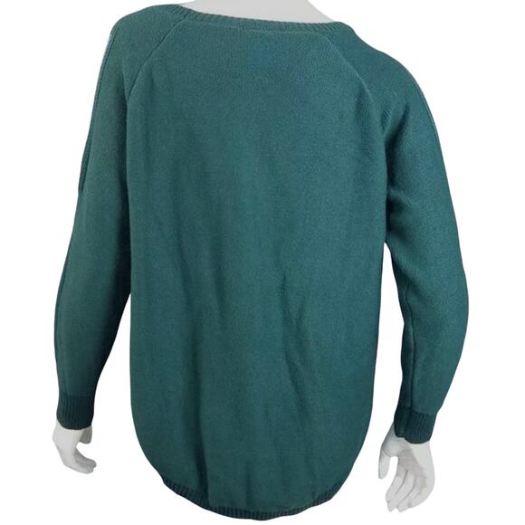 Torrid SPLIT SLEEVE PULLOVER SWEATER 0X Green - Picture 4 of 7